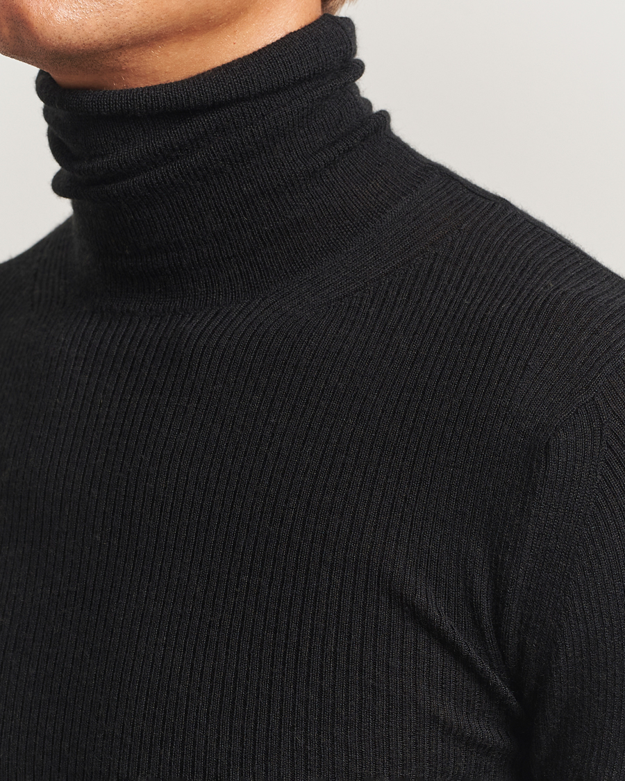Hombres | Jerséis y prendas de punto | Lanvin | Cashmere/Silk Rollneck Black