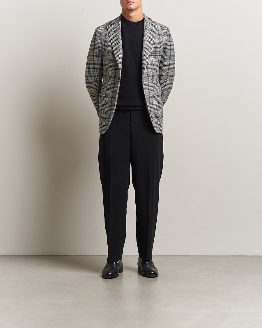 Hombres | Blazers | L.B.M. 1911 | Jack Checked Wool Blazer Grey