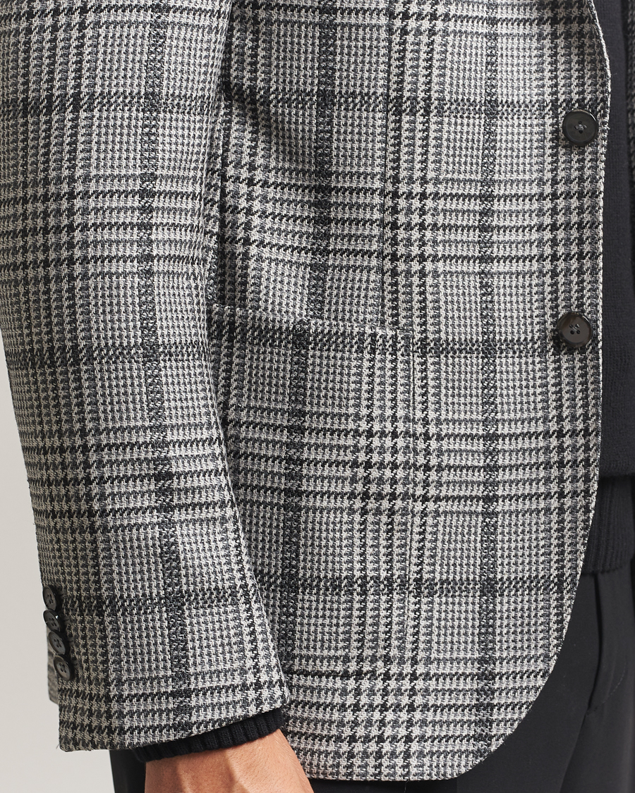 Hombres | Blazers | L.B.M. 1911 | Jack Checked Wool Blazer Grey