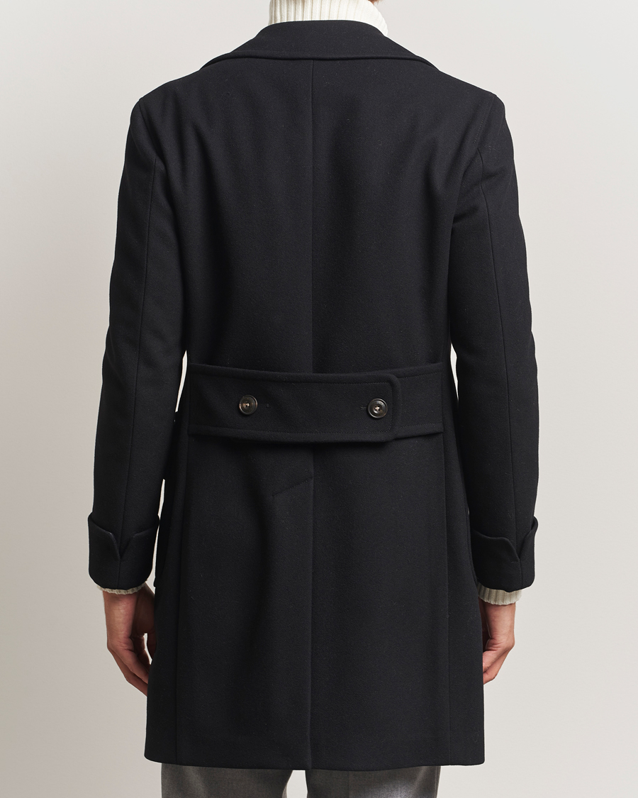 Hombres | Abrigos y chaquetas | L.B.M. 1911 | Double Breasted Wool/Cashmere Coat Black