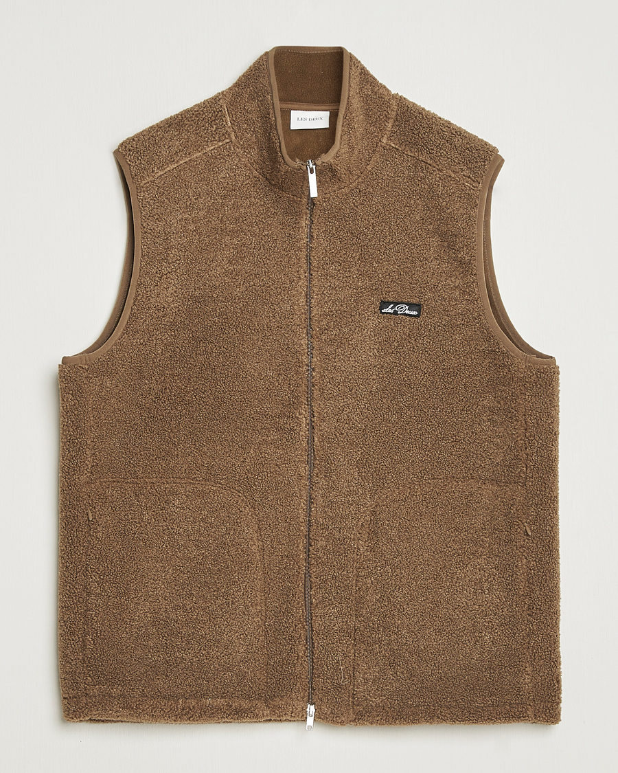Hombres | Abrigos y chaquetas | LES DEUX | Creed Teddy Vest Teak