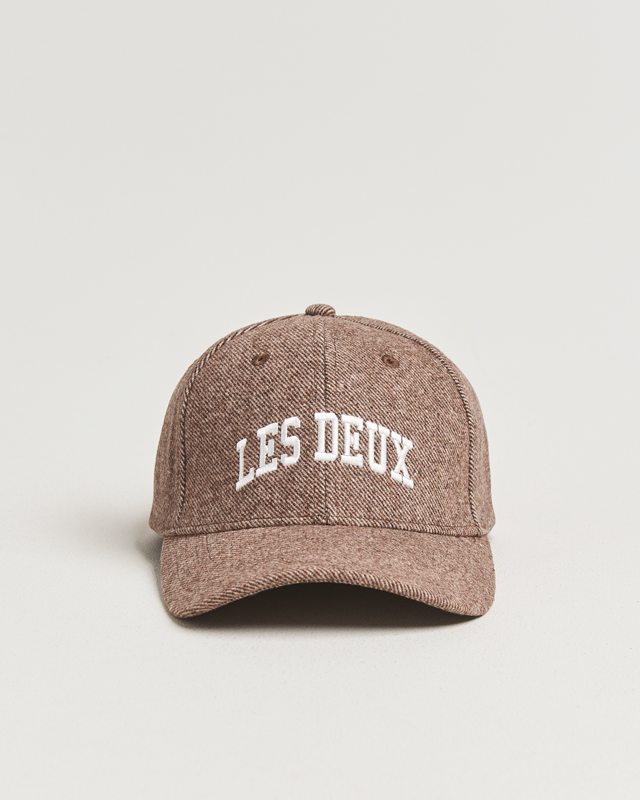 Hombres | Les Deux Wool Baseball Cap Mountain Gray | LES DEUX | Wool Baseball Cap Mountain Gray