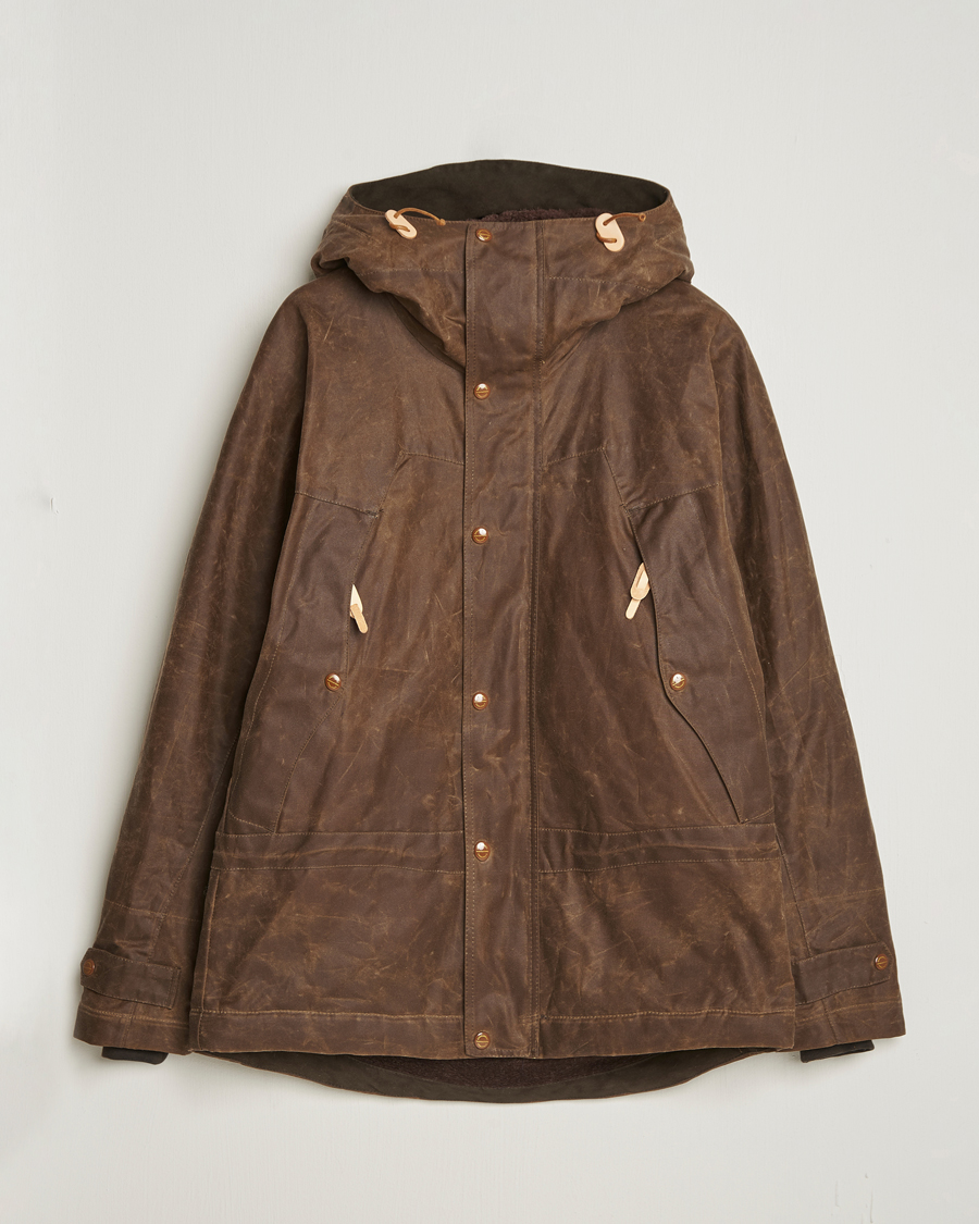 Hombres | Abrigos y chaquetas | Manifattura Ceccarelli | Mountain Jacket Dark Tan