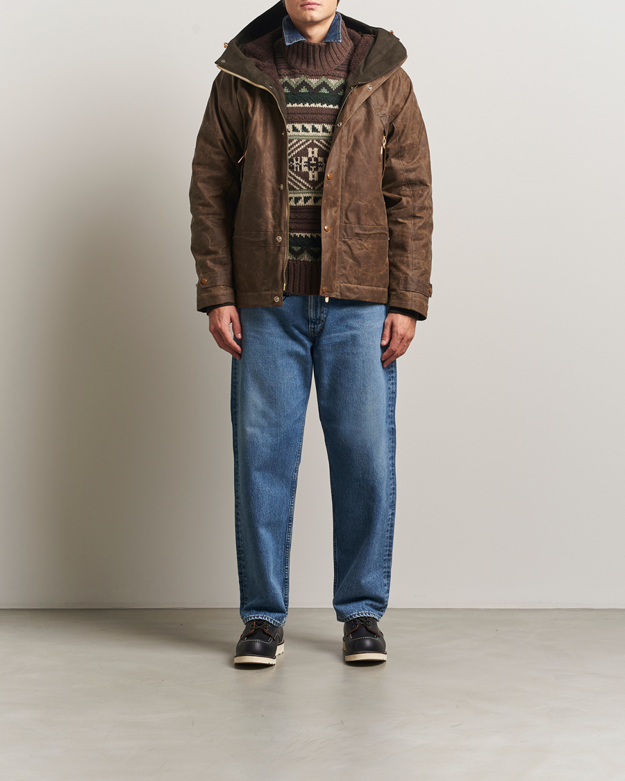 Hombres | Abrigos y chaquetas | Manifattura Ceccarelli | Mountain Jacket Dark Tan