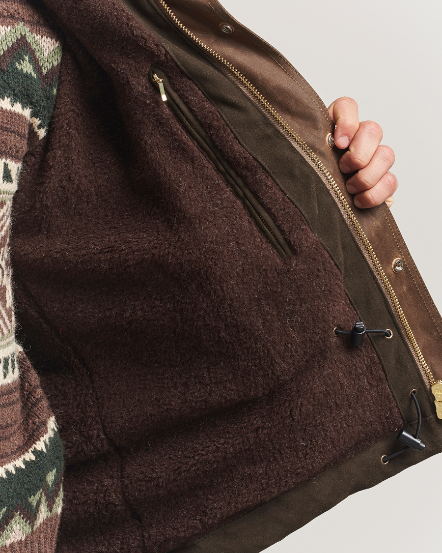 Hombres | Abrigos y chaquetas | Manifattura Ceccarelli | Mountain Jacket Dark Tan