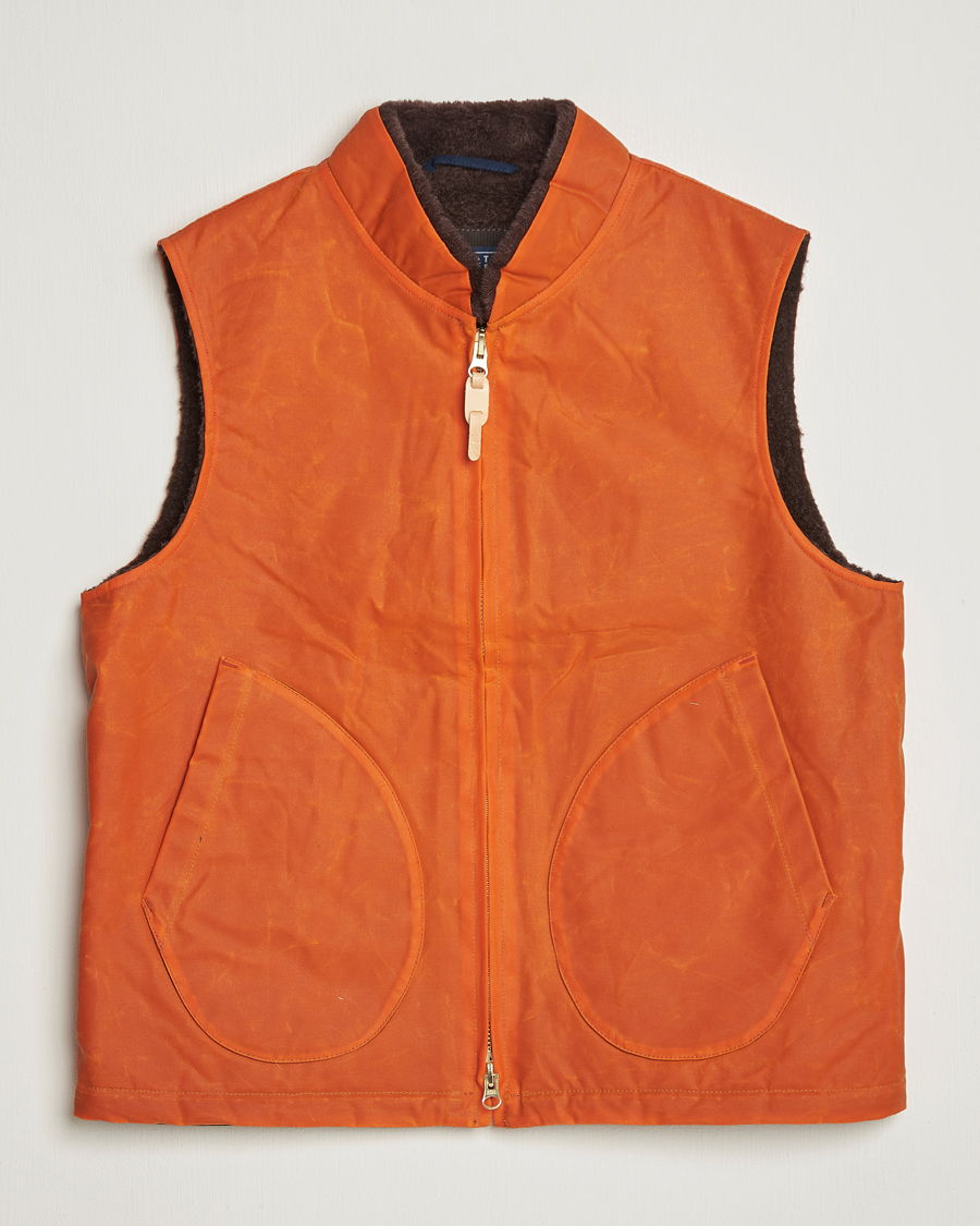 Hombres | Abrigos y chaquetas | Manifattura Ceccarelli | Mountain Vest Orange