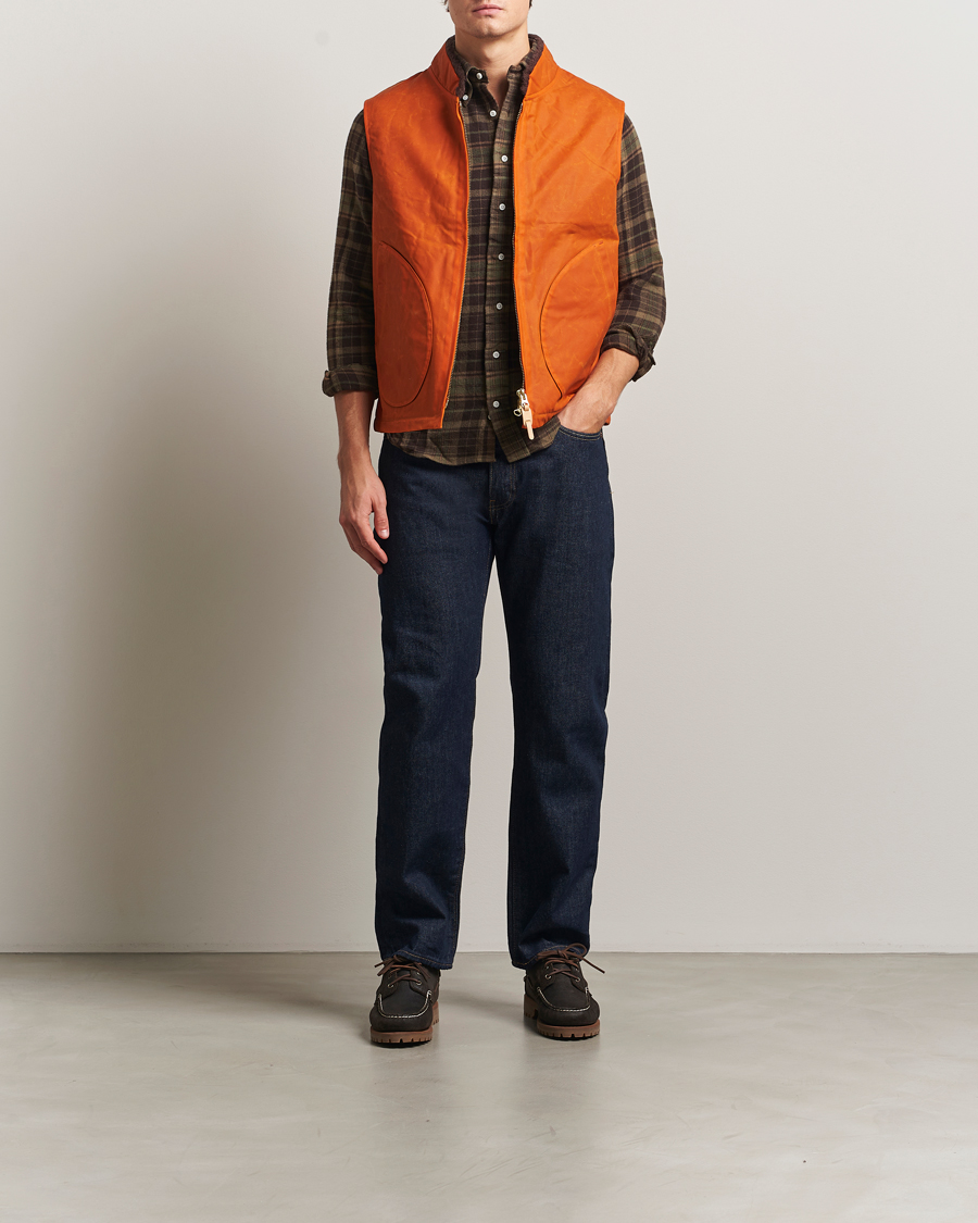 Hombres | Abrigos y chaquetas | Manifattura Ceccarelli | Mountain Vest Orange
