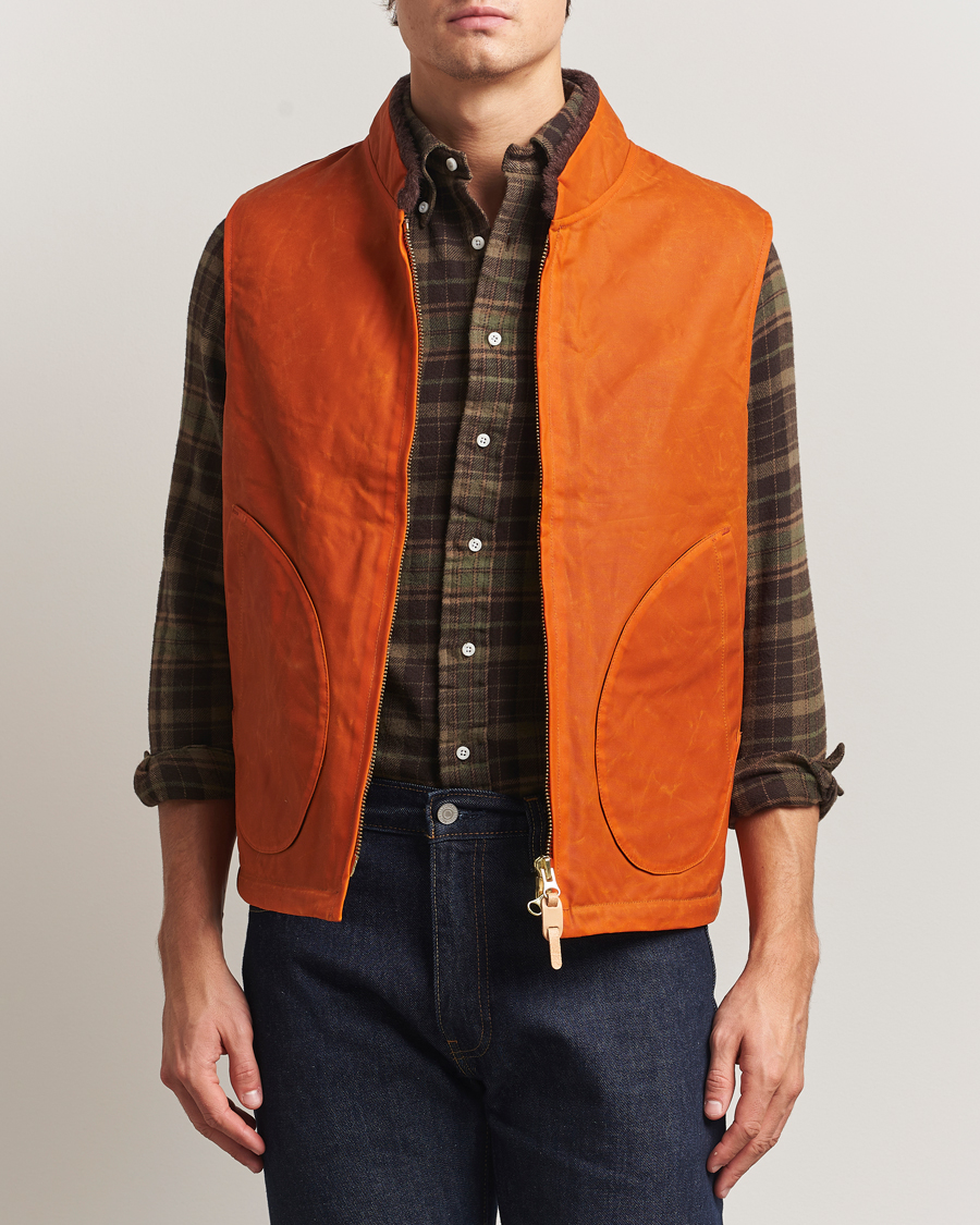 Hombres | Abrigos y chaquetas | Manifattura Ceccarelli | Mountain Vest Orange