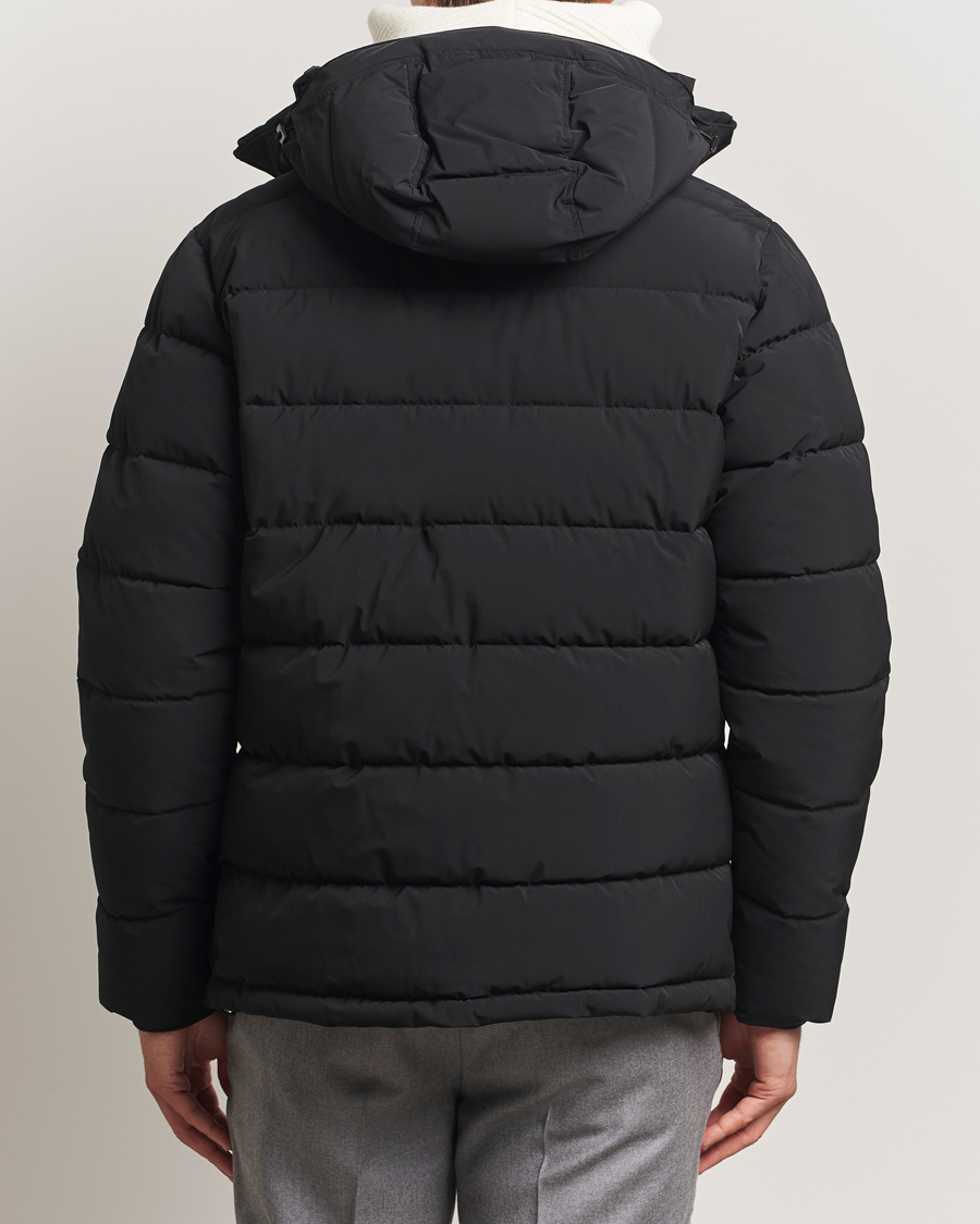 Hombres | Abrigos y chaquetas | Oscar Jacobson | Hooded Puffer Jacket Black