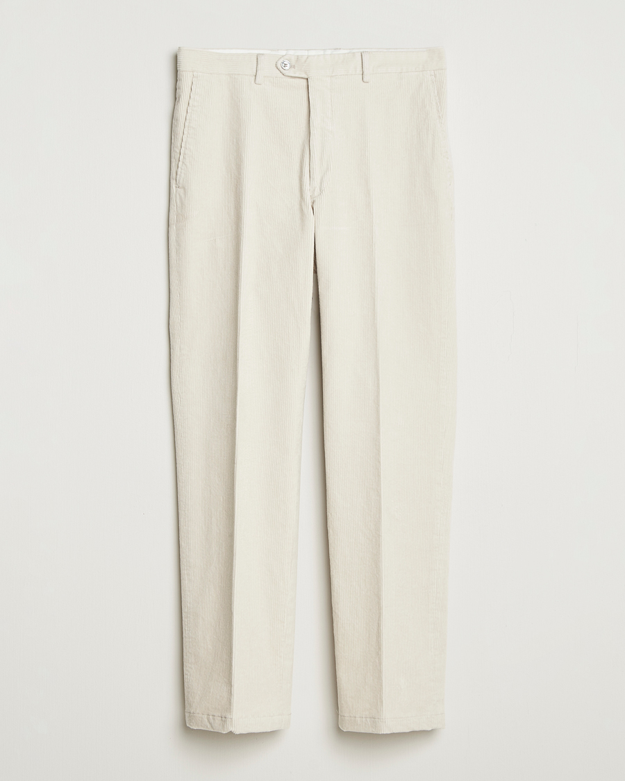 Hombres | Pantalones | Oscar Jacobson | Del S Straight Pants White