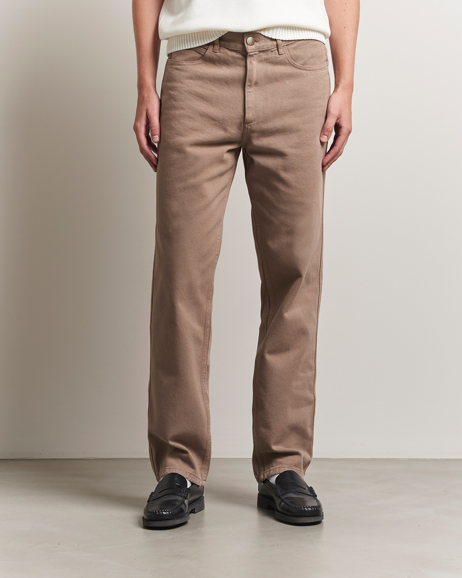Hombres | Pantalones | Palmes | Coarse 5-Pocket Trousers Fossil