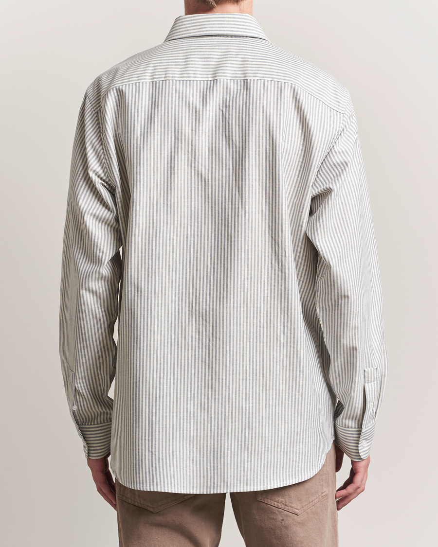 Hombres | Camisas | Palmes | Deuce Oxford Shirt Light Blue Stripe