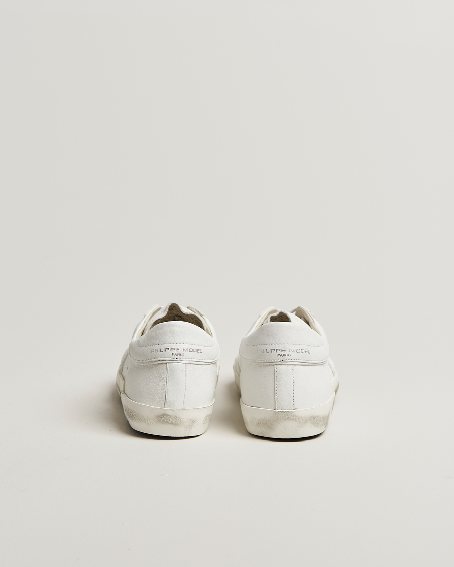 Hombres | Zapatillas | Philippe Model | Prsx Low Top Leather Sneakers White