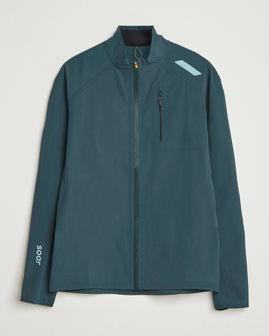 Hombres | Abrigos y chaquetas | SOAR Running | Rainout Shell Green Gables
