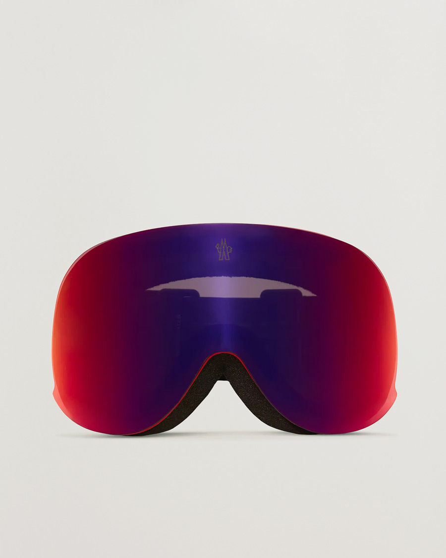 Hombres | Gafas de sol | Moncler Lunettes | 0ME8017 Ski Goggles Black/Red