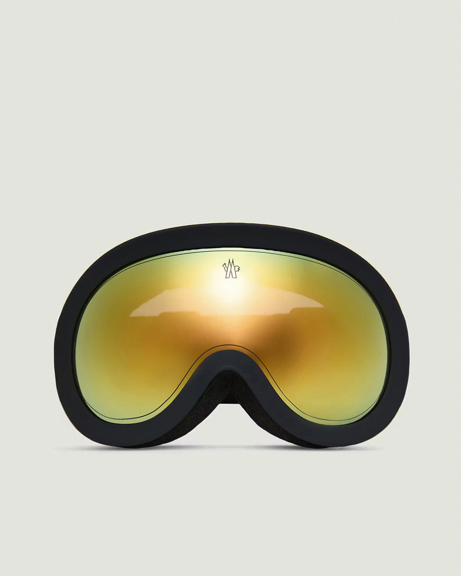 Hombres | Gafas de sol | Moncler Lunettes | 0ME8018 Ski Goggles Black/Gold