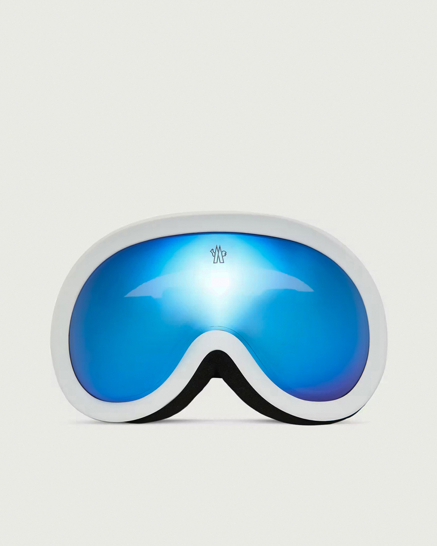 Hombres | Gafas de sol | Moncler Lunettes | 0ME8018 Ski Goggles White/Blue