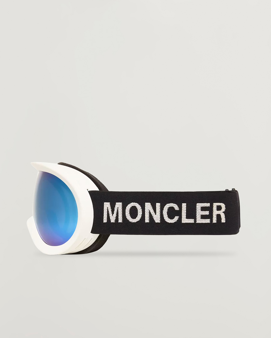 Hombres | Gafas de sol | Moncler Lunettes | 0ME8018 Ski Goggles White/Blue