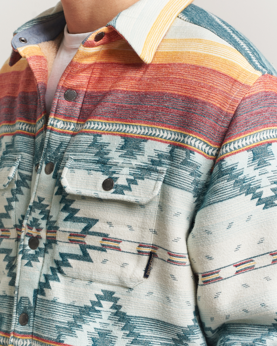 Hombres | Jerséis y prendas de punto | Pendleton | Bay City Teddy Lined Shirt Jacket Saltillo Stripe