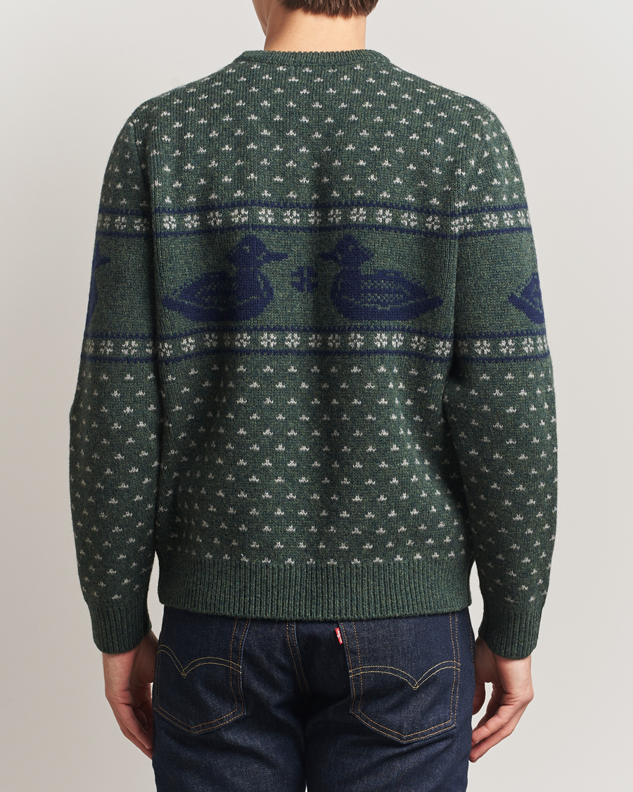 Hombres | Jerséis y prendas de punto | Pendleton | Wool Duck Sweater Green