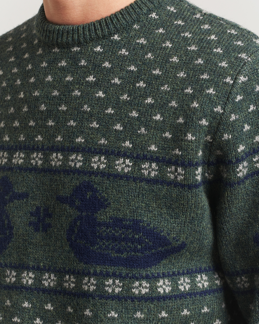 Hombres | Jerséis y prendas de punto | Pendleton | Wool Duck Sweater Green