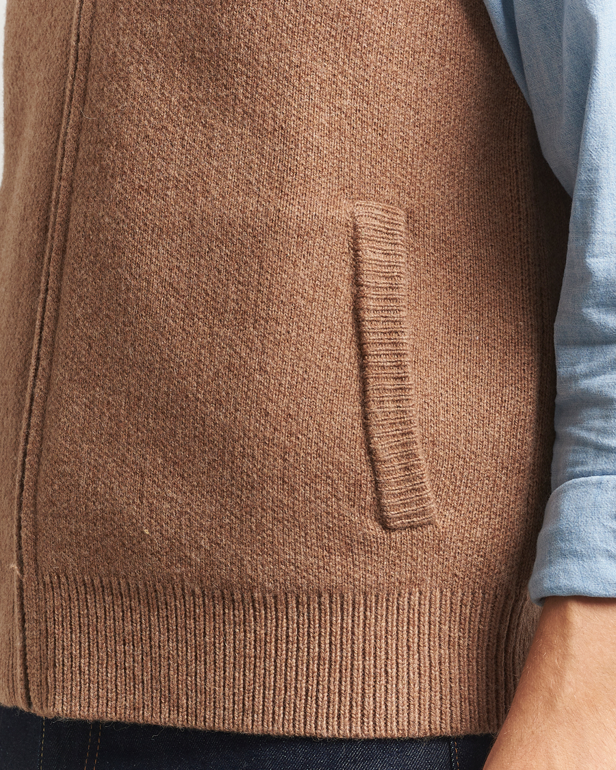 Hombres | Jerséis y prendas de punto | Pendleton | Wool Sweater Vest Tan