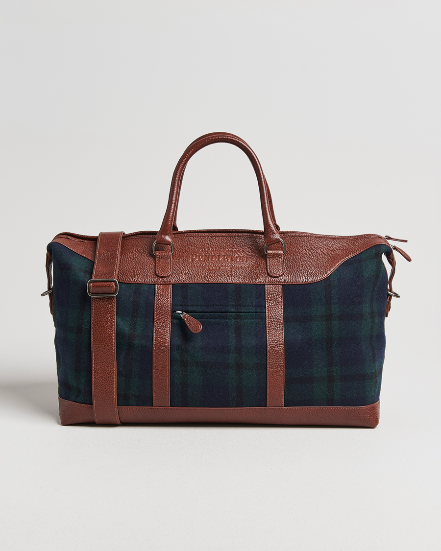 Hombres | Pendleton Wool Weekend Bag Blackwatch Tartan | Pendleton | Wool Weekend Bag Blackwatch Tartan