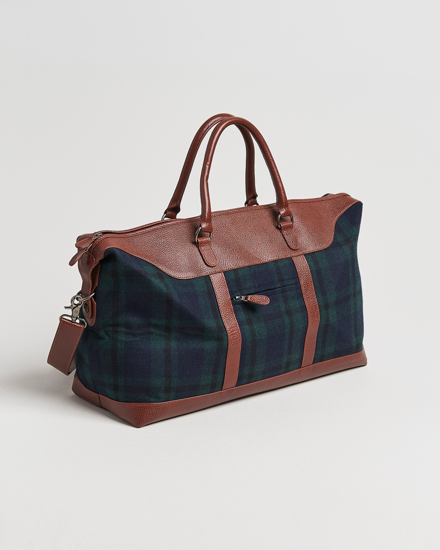 Hombres | Pendleton Wool Weekend Bag Blackwatch Tartan | Pendleton | Wool Weekend Bag Blackwatch Tartan