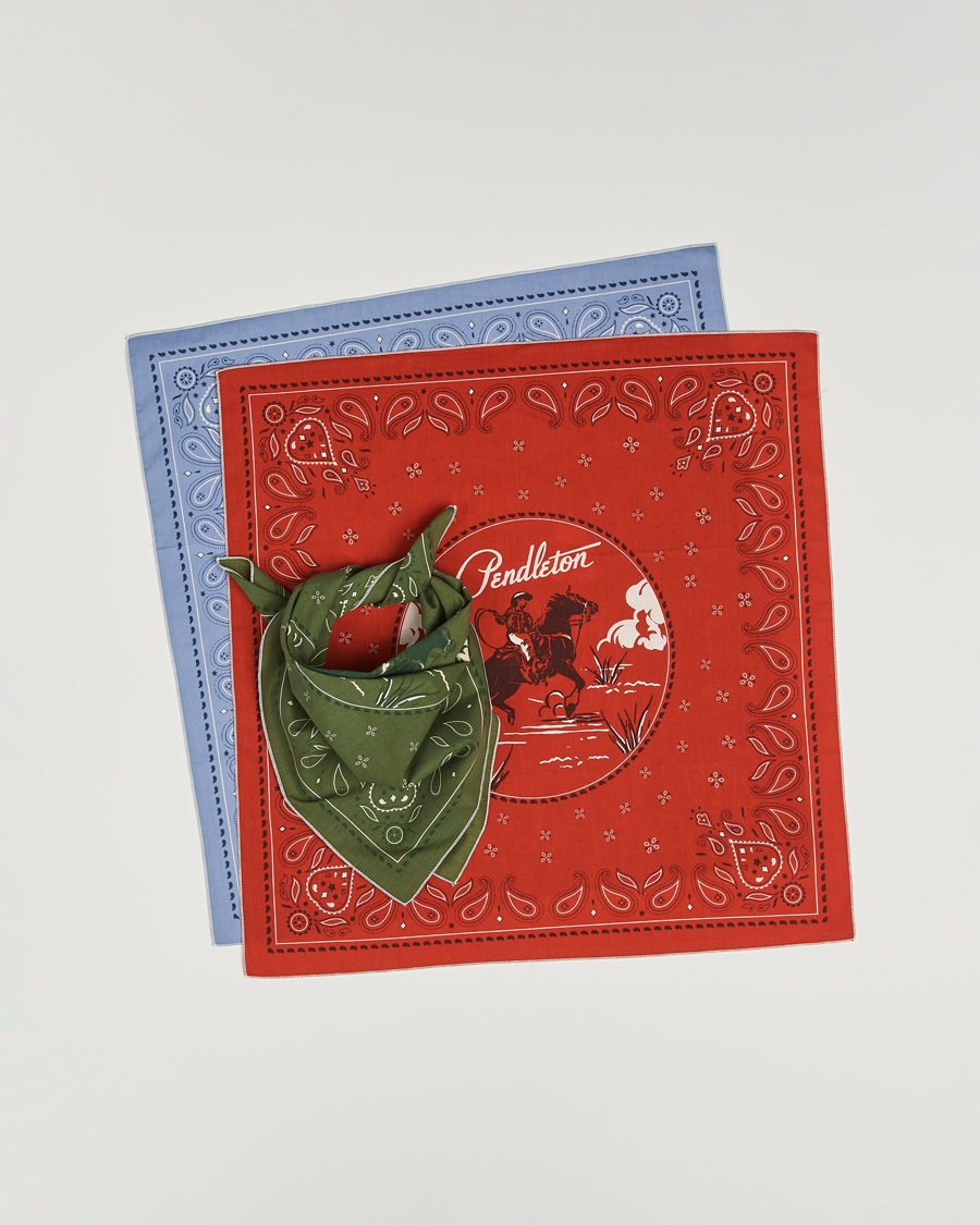 Hombres | Pañuelos de bolsillo | Pendleton | 3-Pack Bandana Cowboy Multi