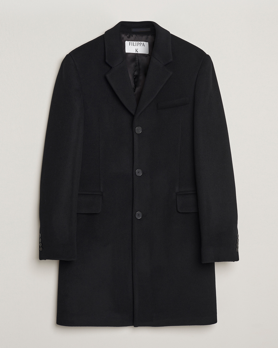 Hombres | Abrigos y chaquetas | Filippa K | William Wool Coat Black