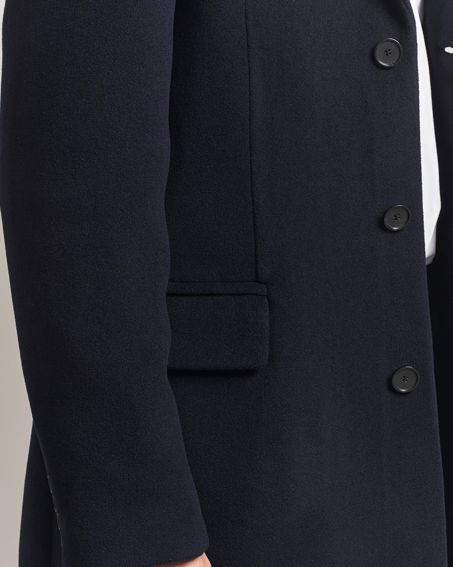 Hombres | Abrigos y chaquetas | Filippa K | William Wool Coat Navy