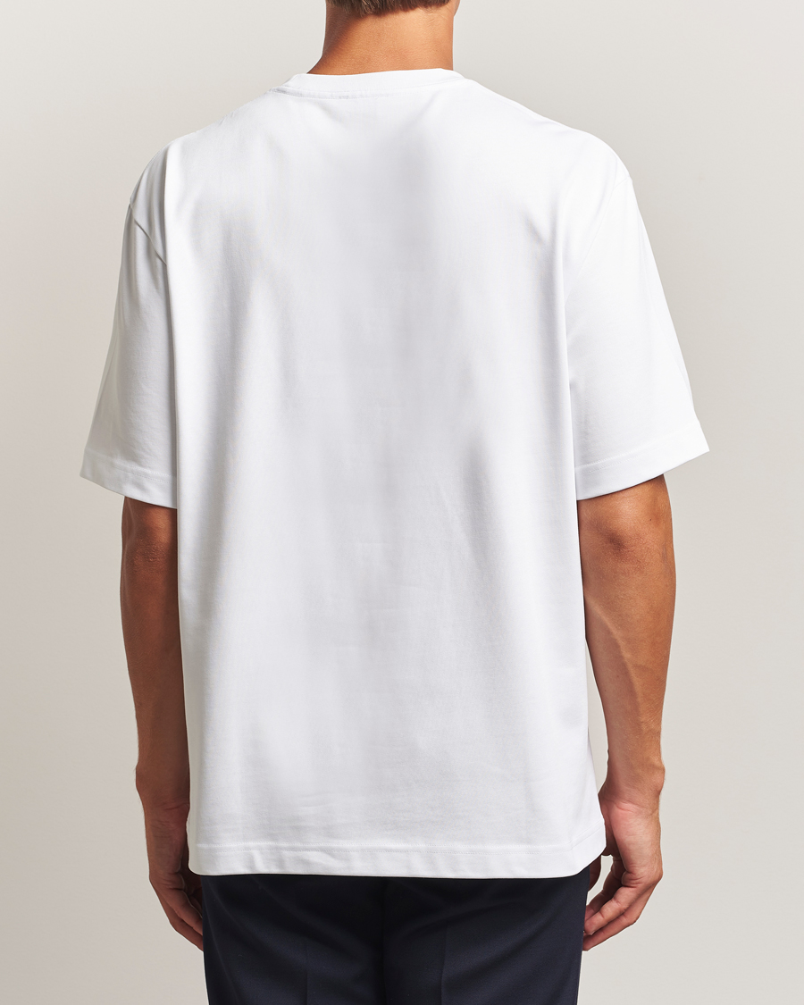 Hombres | Camisetas | Filippa K | Heavy Cotton Crew Neck T-Shirt White