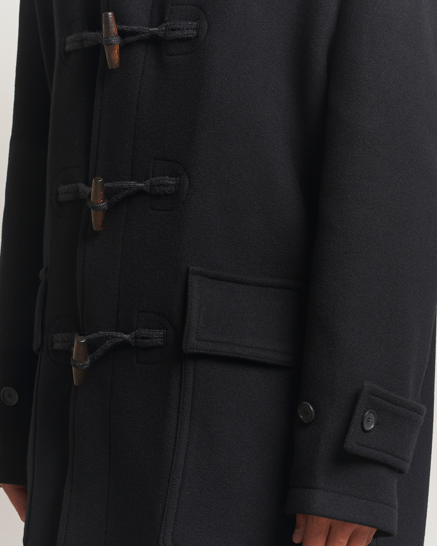Hombres | Abrigos y chaquetas | Filippa K | Monty Wool Duffle Coat Black