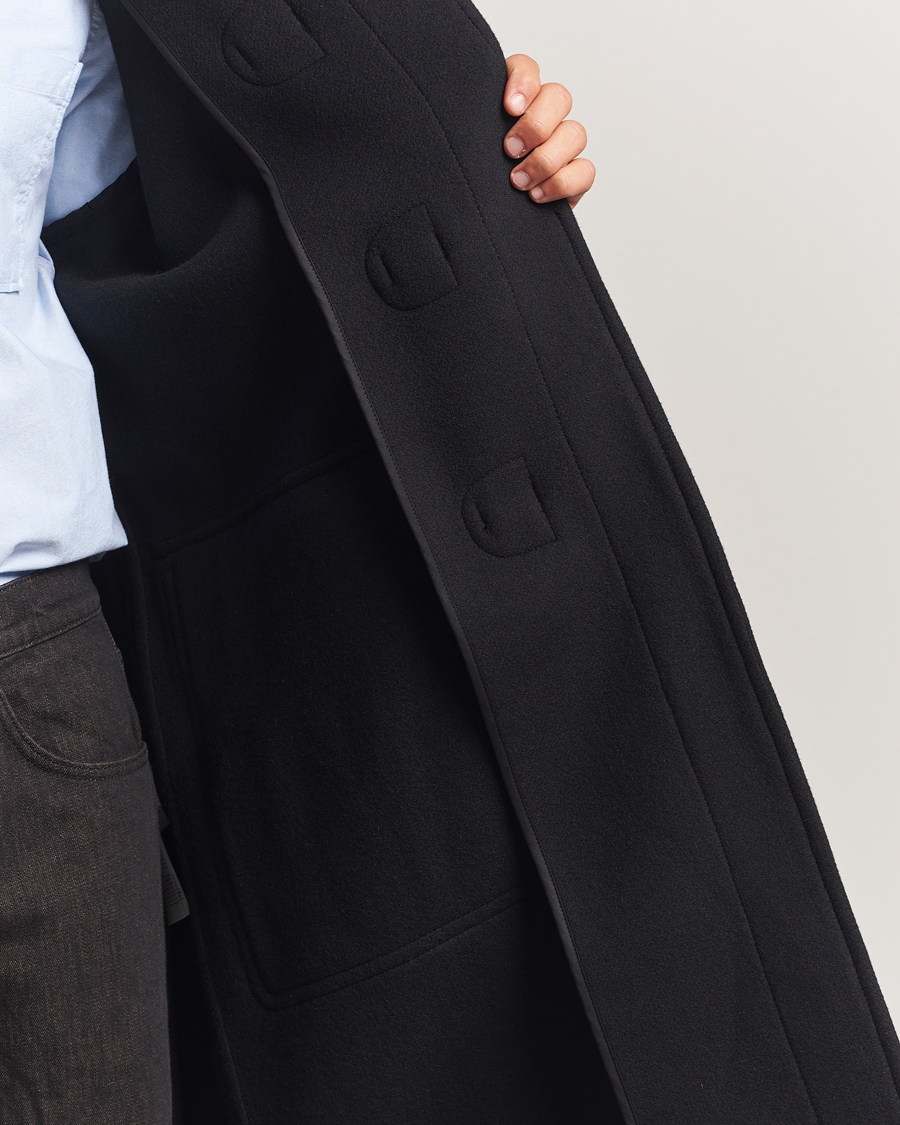 Hombres | Abrigos y chaquetas | Filippa K | Monty Wool Duffle Coat Black