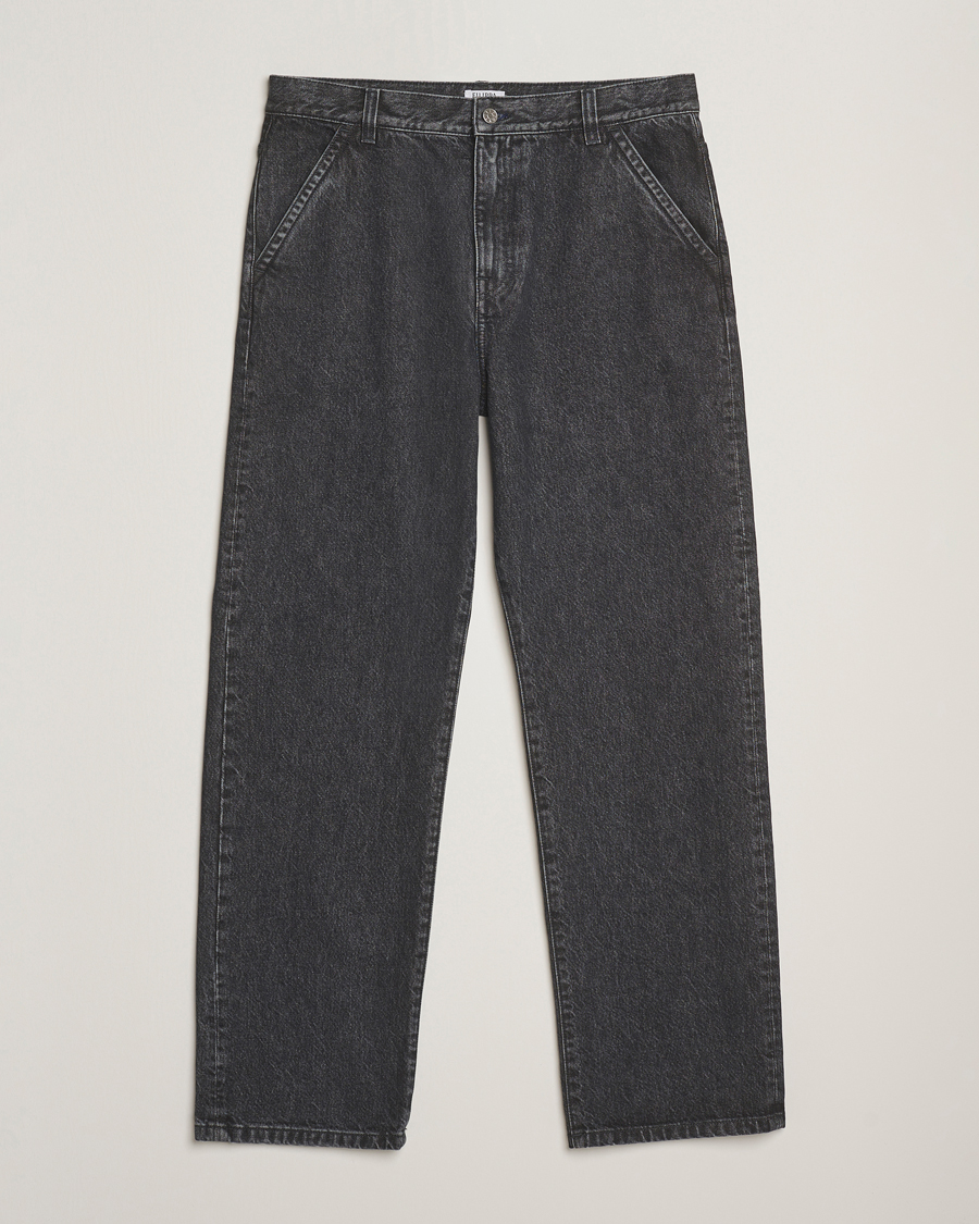 Hombres | Camisas | Filippa K | Loose Fit Workwear Jeans Washed Black