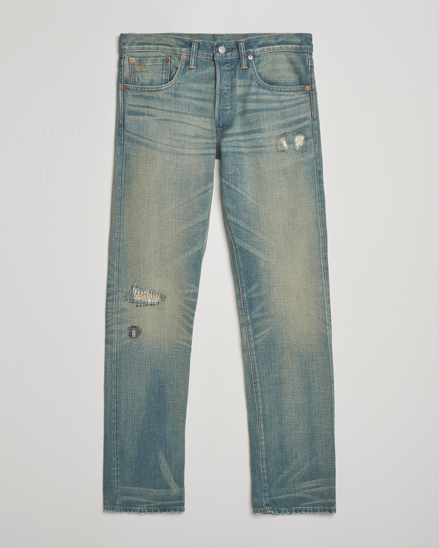 Hombres | Pantalones | RRL | Slim Fit 5-Pocket Denim Ridgway Wash