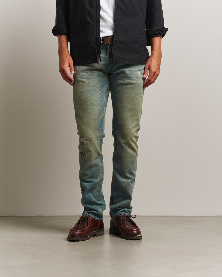 Hombres | Pantalones | RRL | Slim Fit 5-Pocket Denim Ridgway Wash