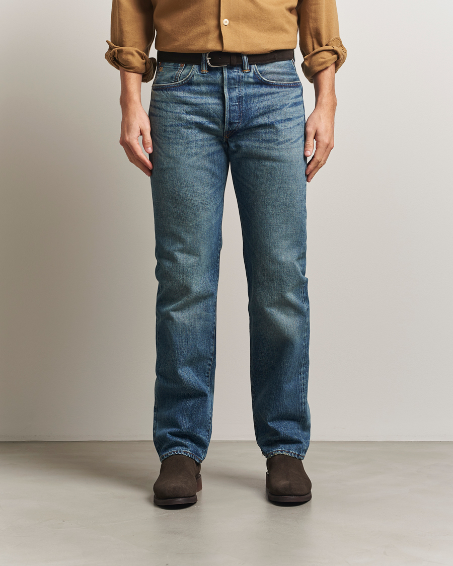 Hombres | Vaqueros | RRL | Straight Leg 5-Pocket Denim Hillsview Wash