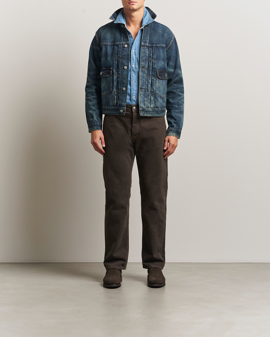 Hombres | Abrigos y chaquetas | RRL | Type 2 Denim Jacket Westview Wash