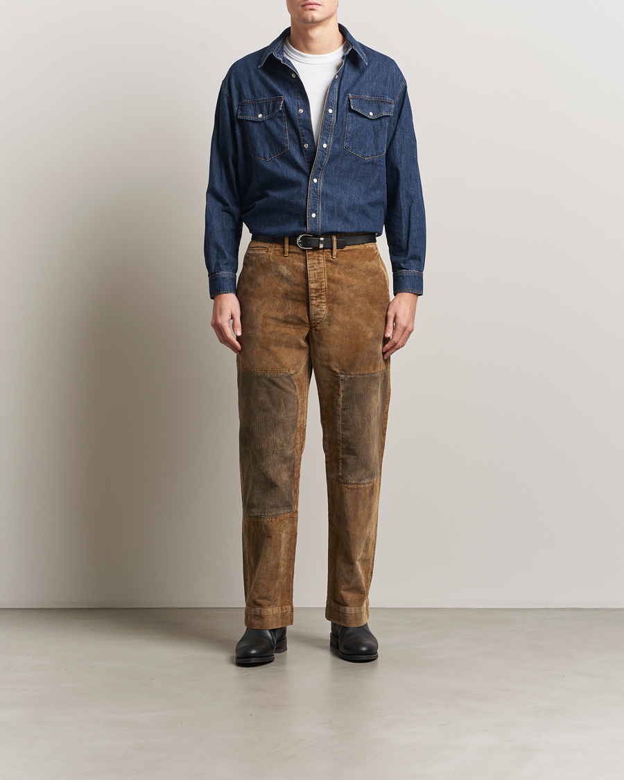 Hombres | Pantalones | RRL | Repaired Field Chino Faded Tan