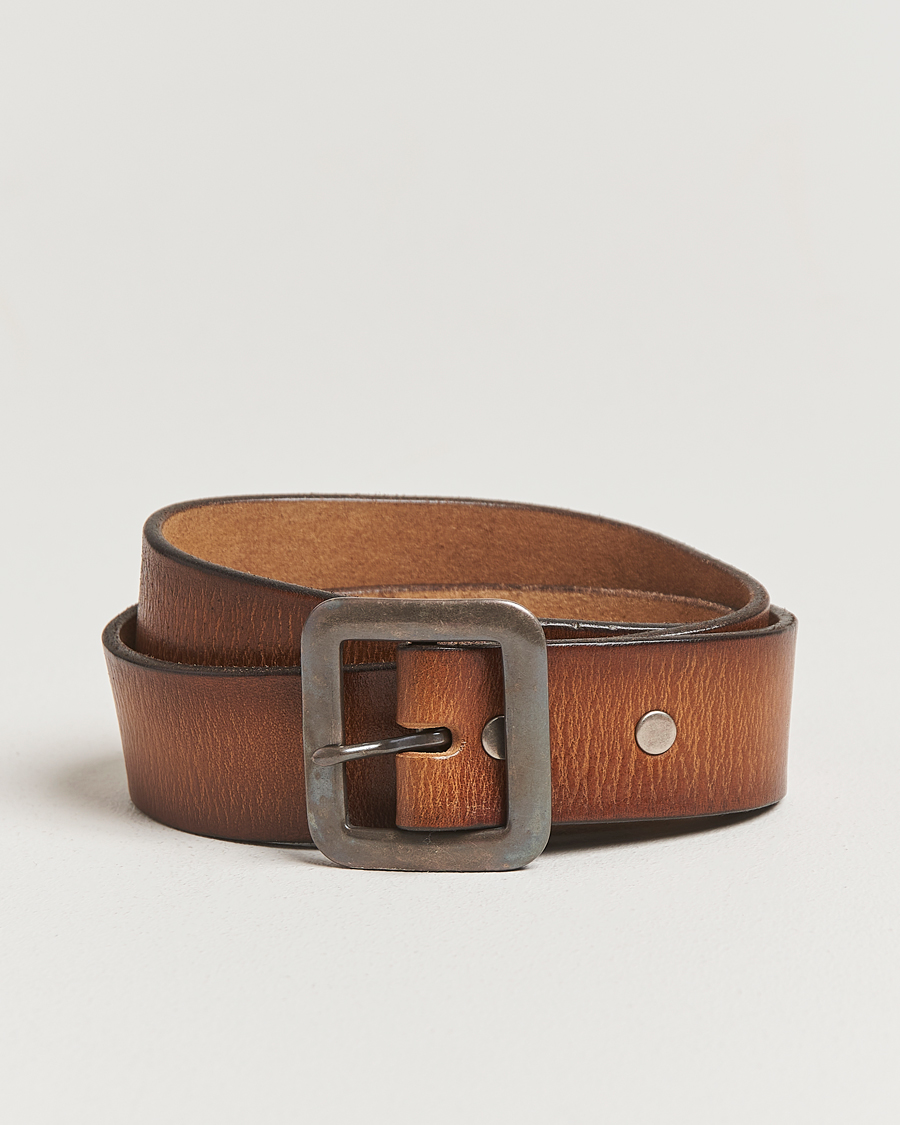 Hombres | RRL Burling Belt Mid Brown | RRL | Burling Belt Mid Brown