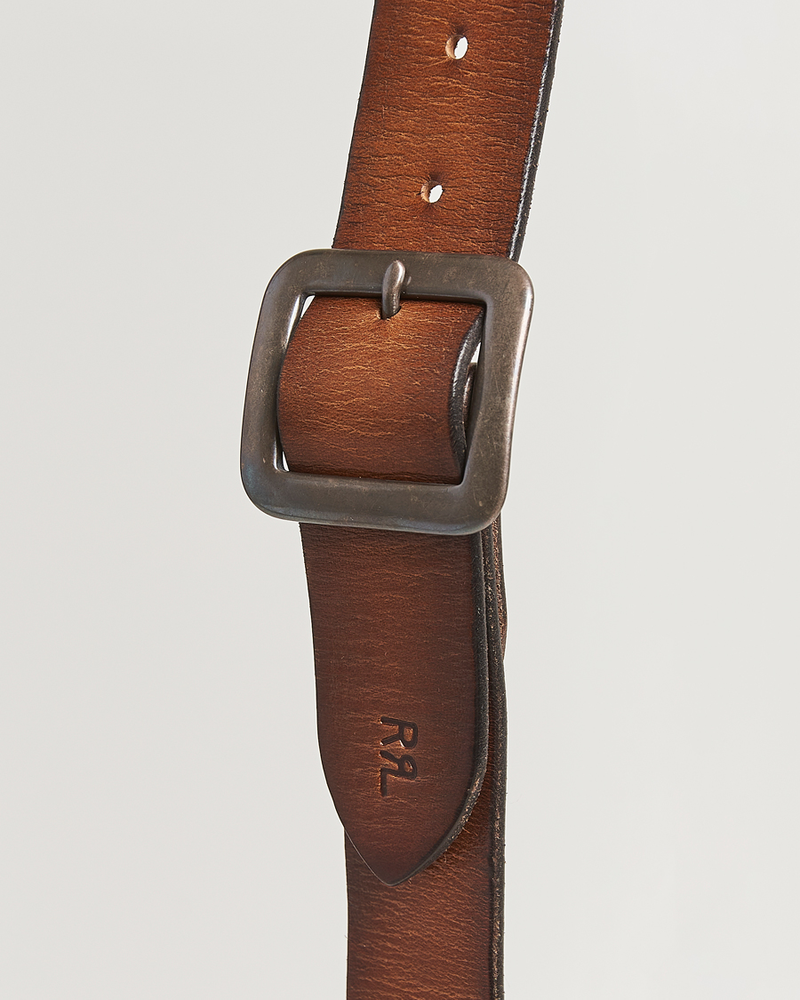 Hombres | RRL Burling Belt Mid Brown | RRL | Burling Belt Mid Brown