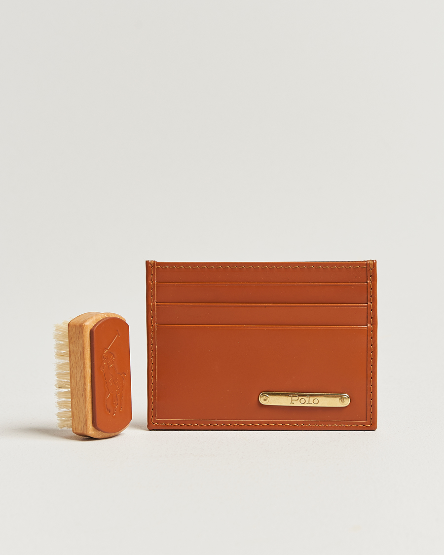 Hombres | Billeteras | Polo Ralph Lauren | Bridle Leather Card Case Tan