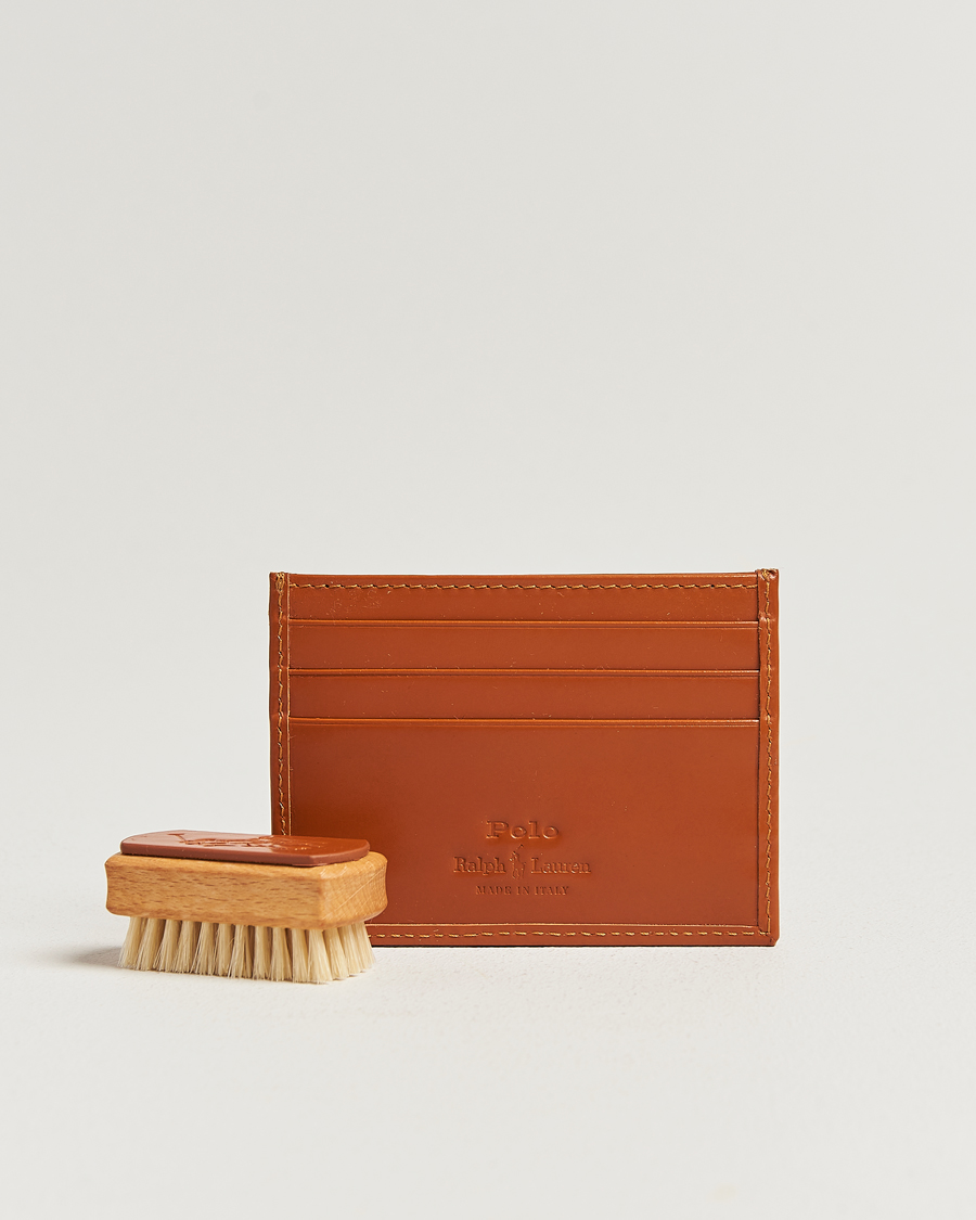 Hombres | Billeteras | Polo Ralph Lauren | Bridle Leather Card Case Tan