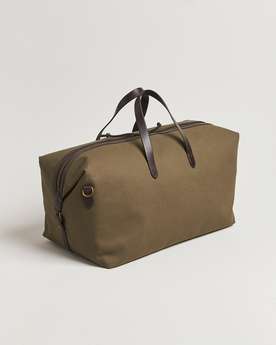 Hombres | Polo Ralph Lauren Medium Canvas Duffle Bag Defender Green/Brown | Polo Ralph Lauren | Medium Canvas Duffle Bag Defender Green/Brown