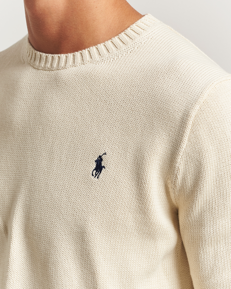Hombres | Jerséis y prendas de punto | Polo Ralph Lauren | Cotton Crew Neck Sweater Andover Cream