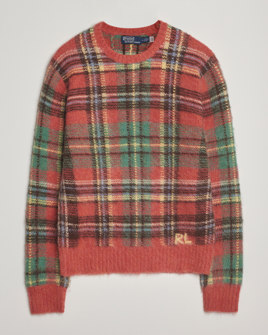 Hombres | Jerséis y prendas de punto | Polo Ralph Lauren | Checked Wool Sweater Red Combo