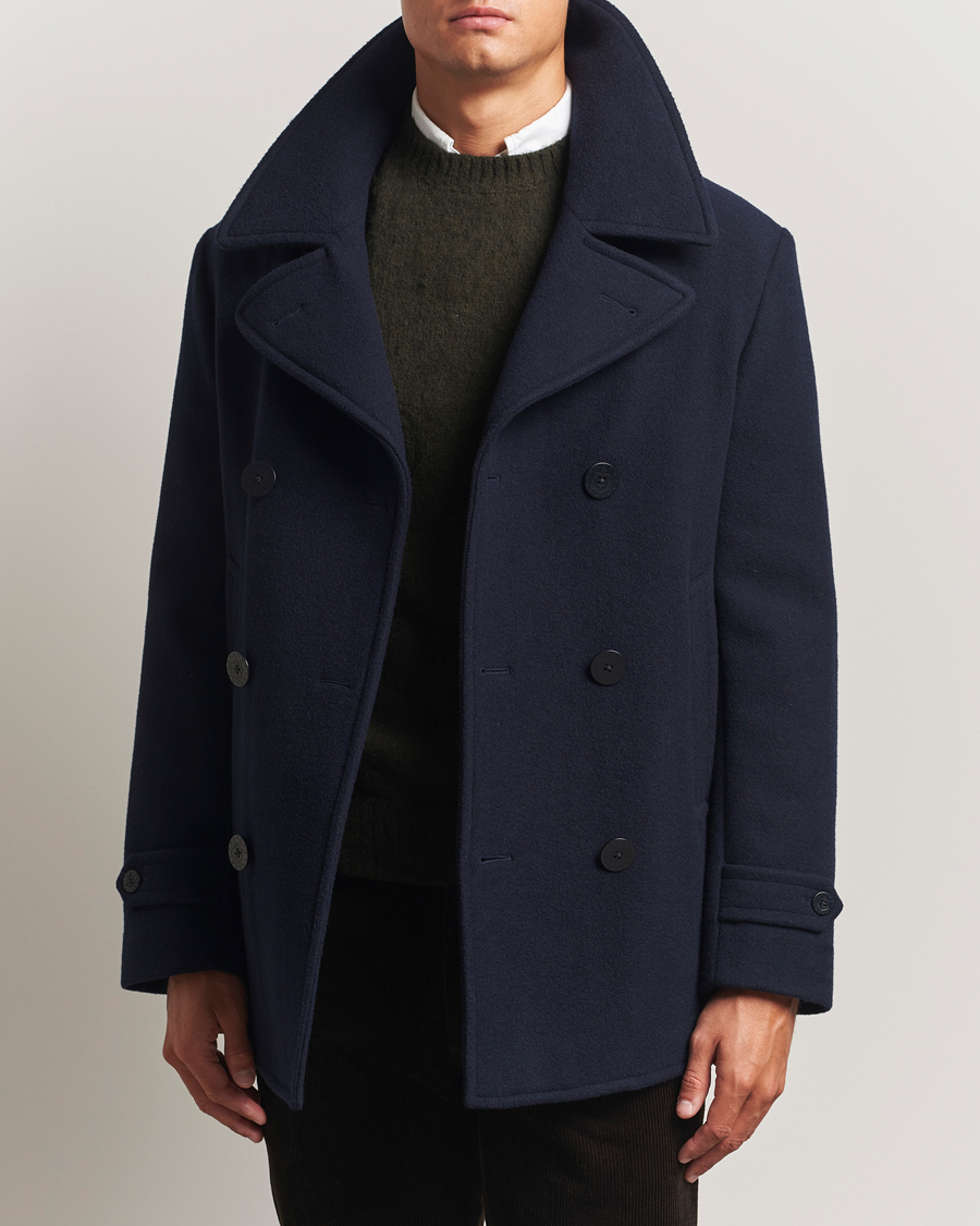 Hombres | Abrigos y chaquetas | Polo Ralph Lauren | Lightweight Melton Peacoat Navy