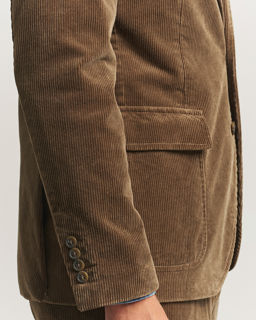 Hombres | Blazers | Polo Ralph Lauren | Single Breasted Corduroy Sportcoat Montana Brown