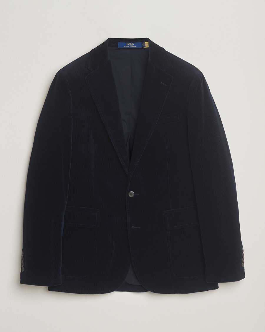 Hombres | Blazers | Polo Ralph Lauren | Single Breasted Corduroy Sportcoat Navy